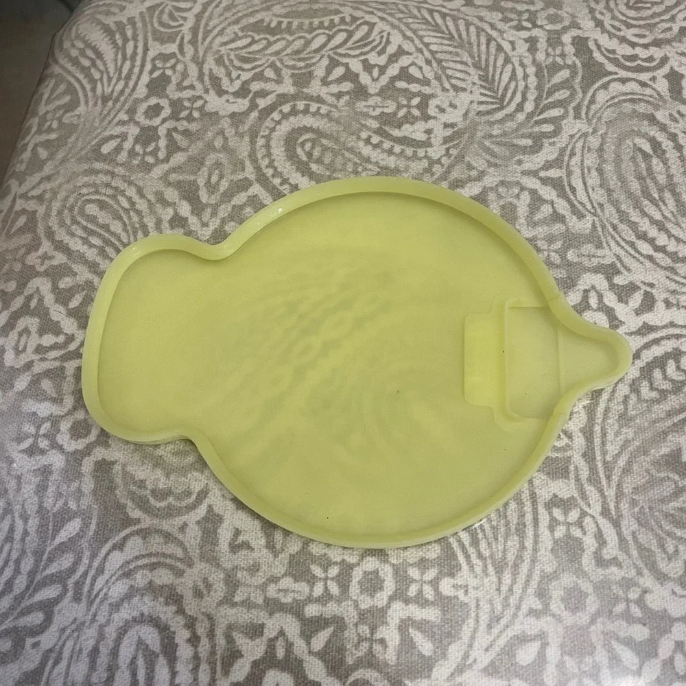 Vintage Tupperware Yellow sugar Replacement Lid 628-5 Flip Top Spout Cover